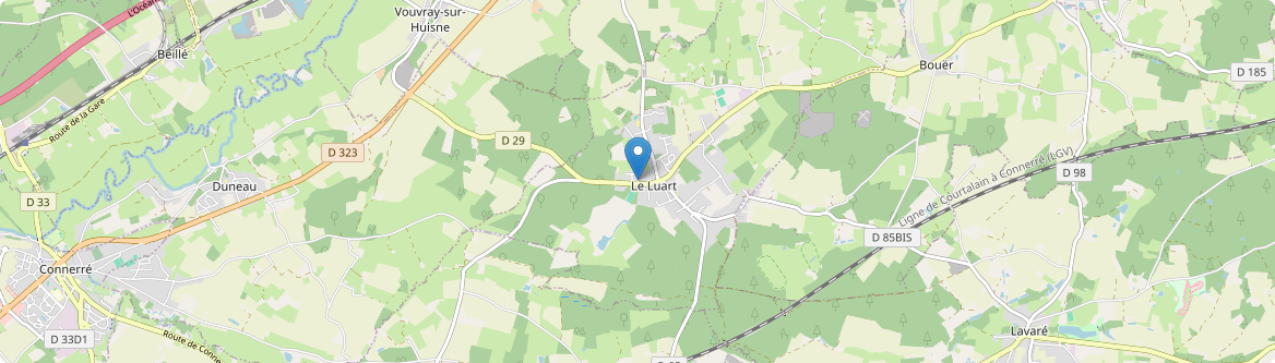 Luart - Carte