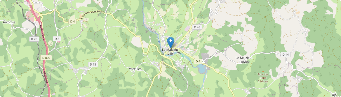 Malzieu-Forain - Carte