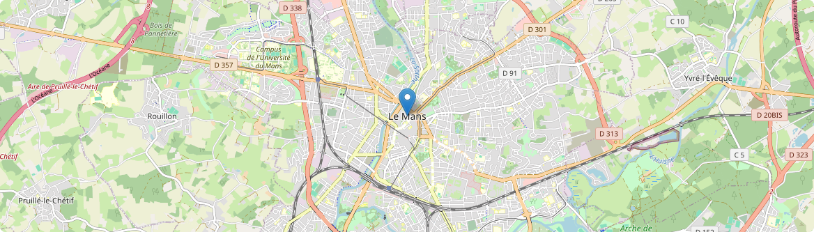 Mans - Carte