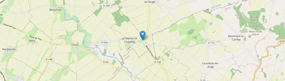 Marais-la-Chapelle - Carte