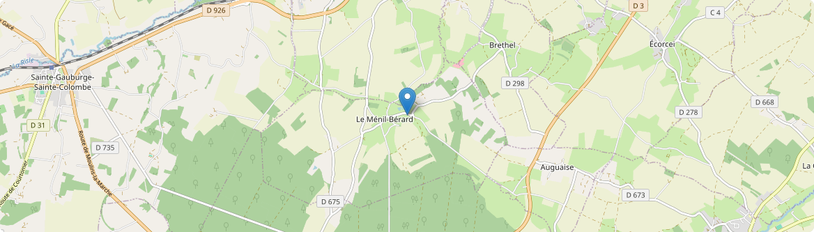 Ménil-Bérard - Carte
