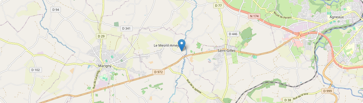 Mesnil-Amey - Carte