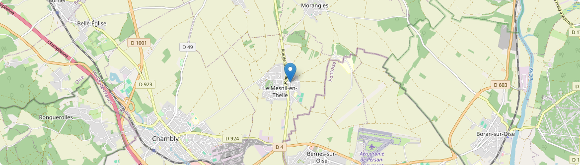 Mesnil-en-Thelle - Carte