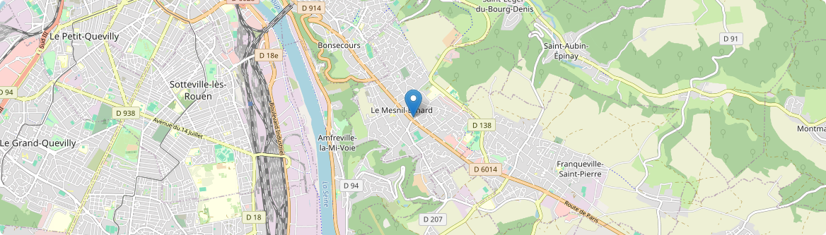 Mesnil-Esnard - Carte