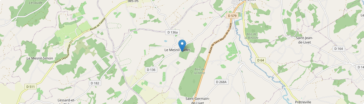 Mesnil-Eudes - Carte