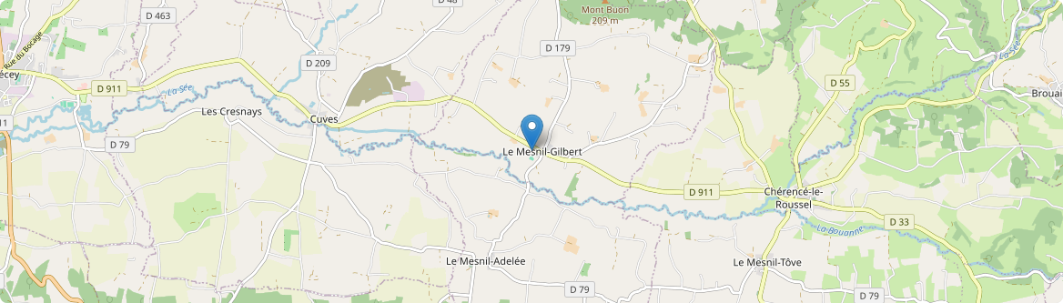 Mesnil-Gilbert - Carte