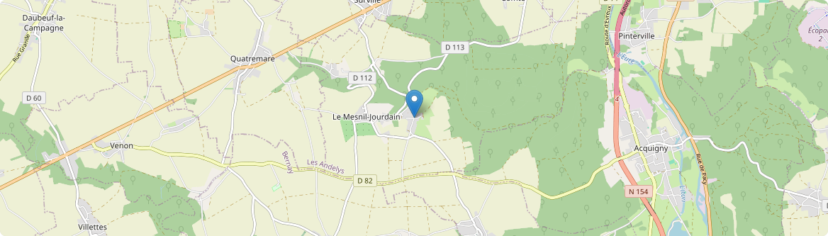 Mesnil-Jourdain - Carte