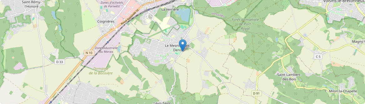 Mesnil-Saint-Denis - Carte