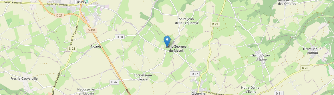 Le Mesnil-Saint-Jean - Carte