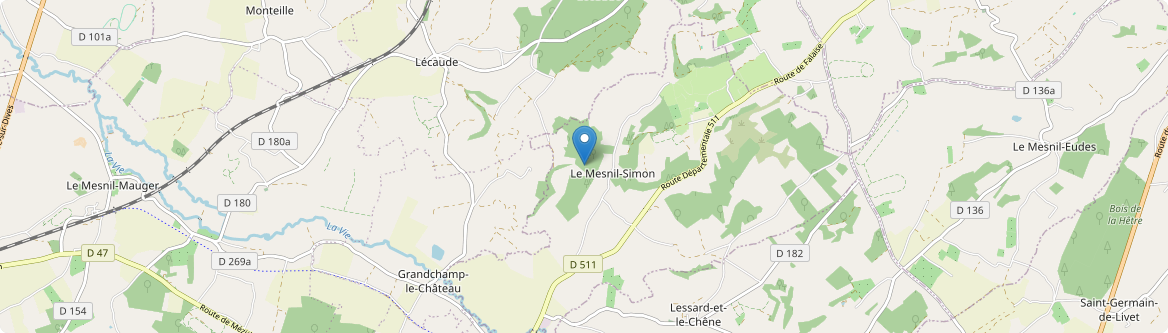 Mesnil-Simon - Carte