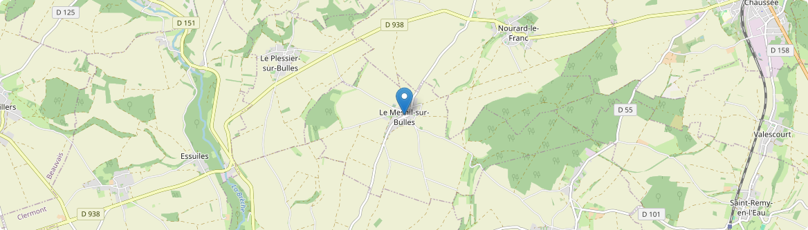 Mesnil-sur-Bulles - Carte