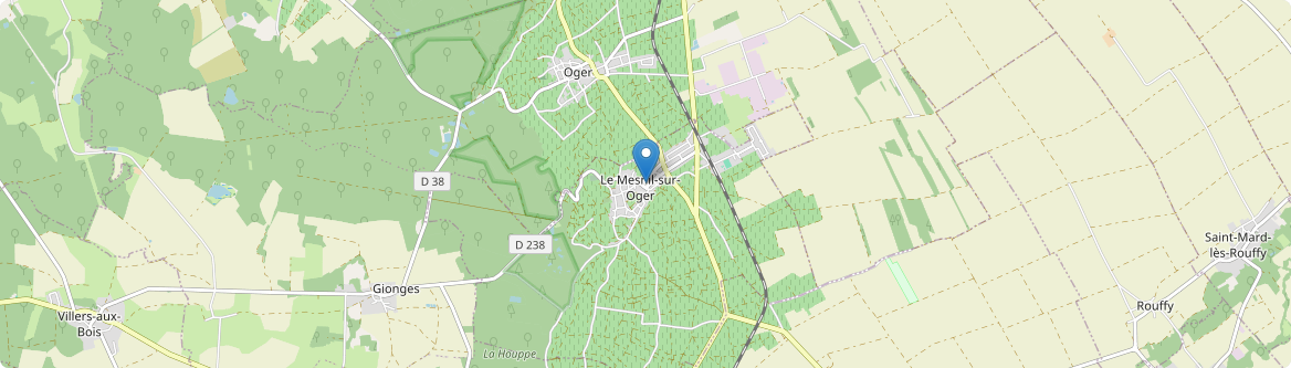 Mesnil-sur-Oger - Carte