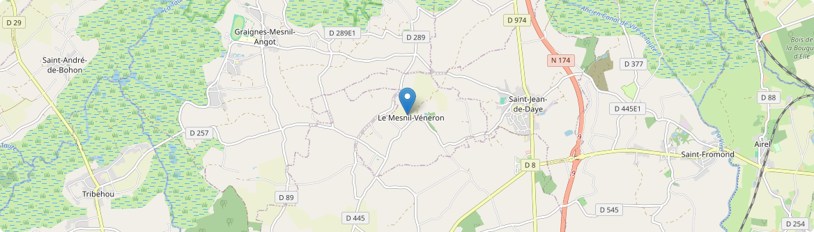 Mesnil-Véneron - Carte
