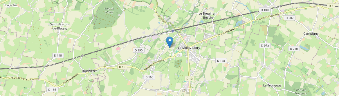 Molay-Littry - Carte