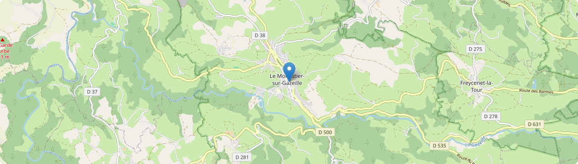 Monastier-sur-Gazeille - Carte