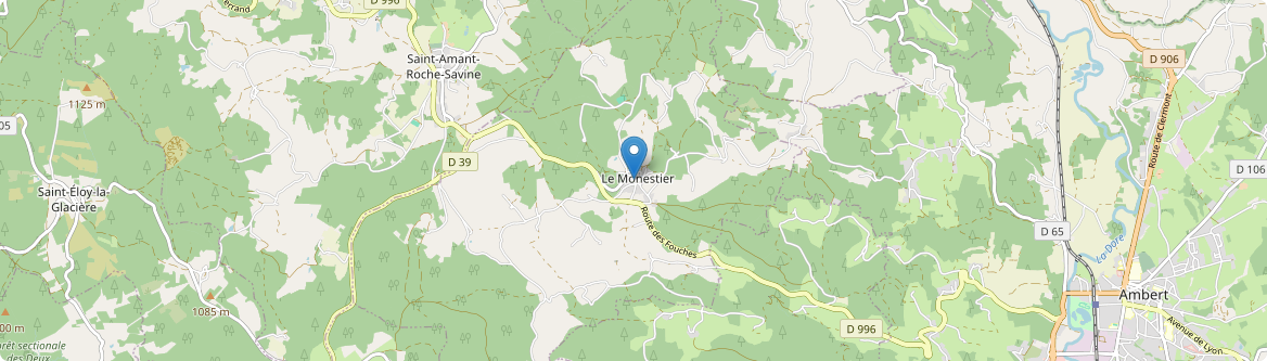 Monestier - Carte
