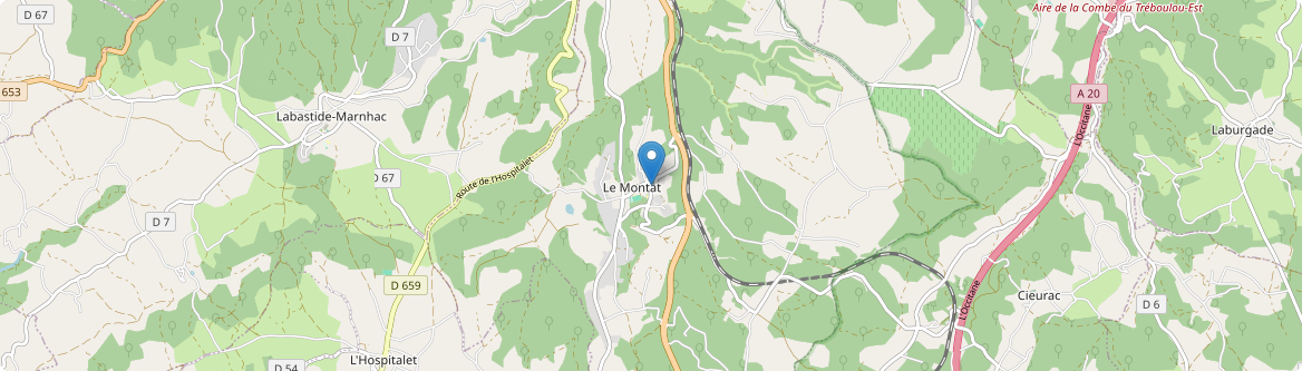 Montat - Carte