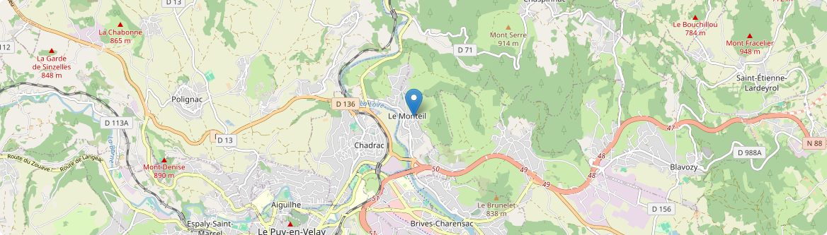 Monteil - Carte