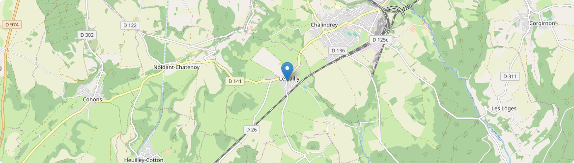 Pailly - Carte