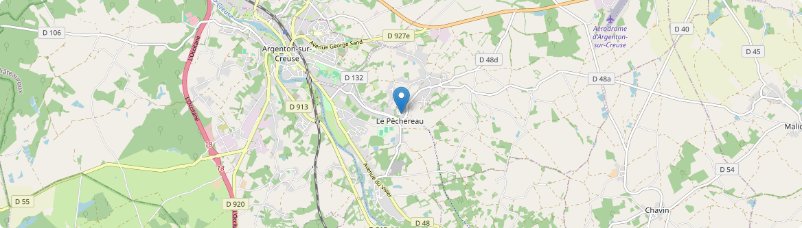 Pêchereau - Carte