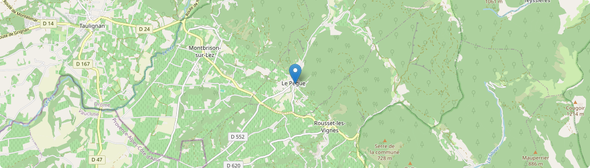 Pègue - Carte