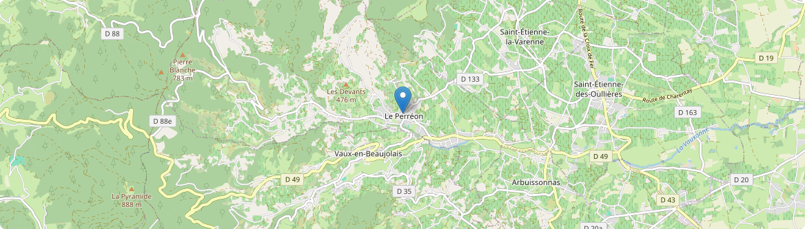 Perréon - Carte