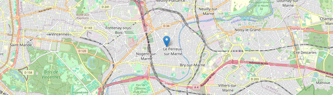 Perreux-sur-Marne - Carte