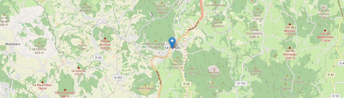 Pertuis - Carte