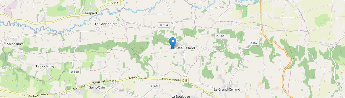 Petit-Celland - Carte