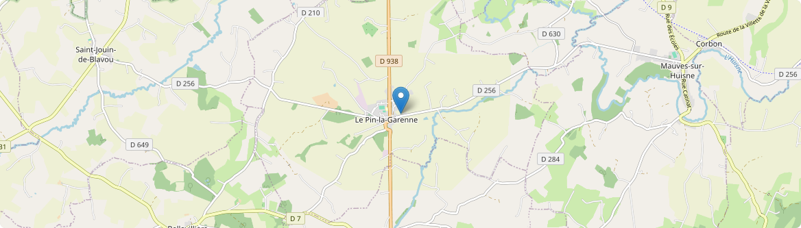 Pin-la-Garenne - Carte