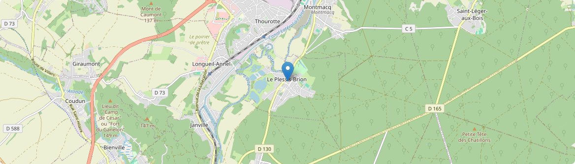 Plessis-Brion - Carte