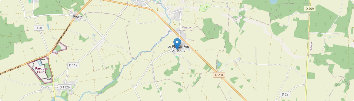 Plessis-Feu-Aussoux - Carte