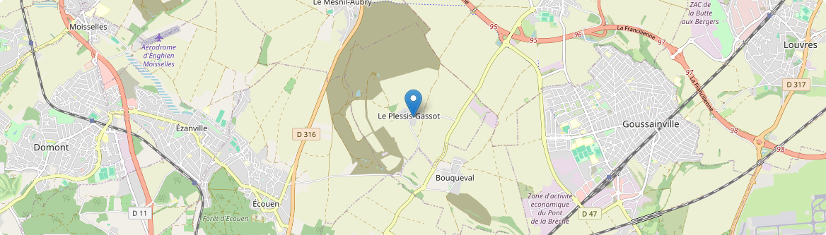 Plessis-Gassot - Carte