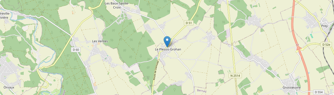 Plessis-Grohan - Carte