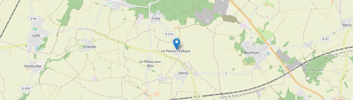 Plessis-l'Évêque - Carte