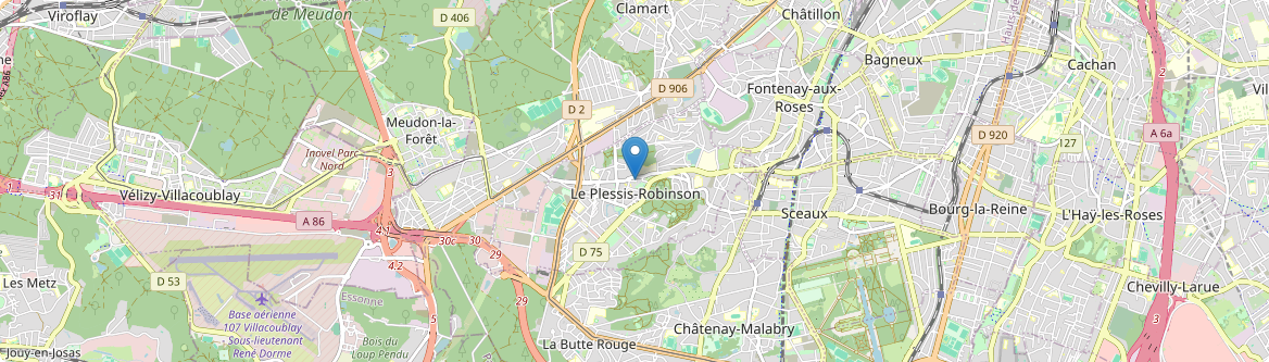 Plessis-Robinson - Carte