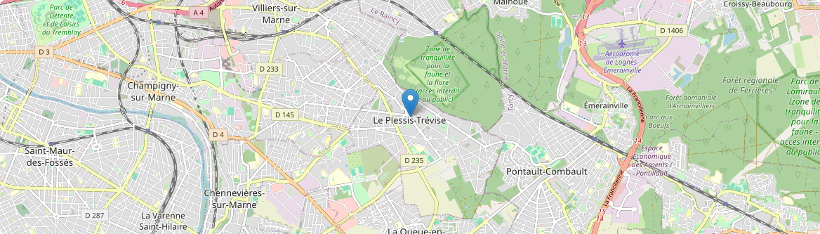 Plessis-Trévise - Carte