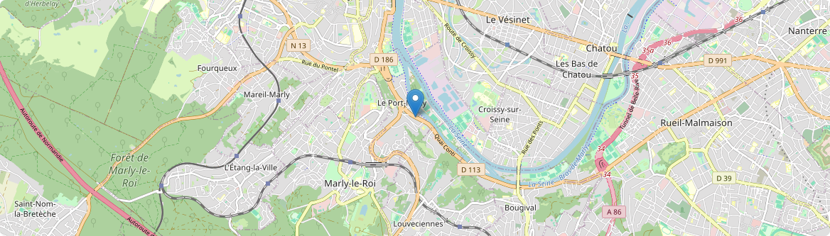 Port-Marly - Carte