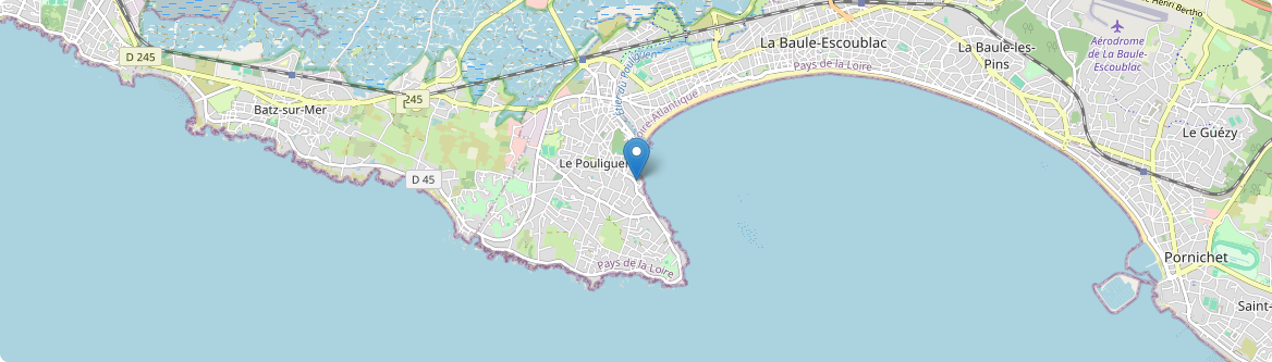 Pouliguen - Carte