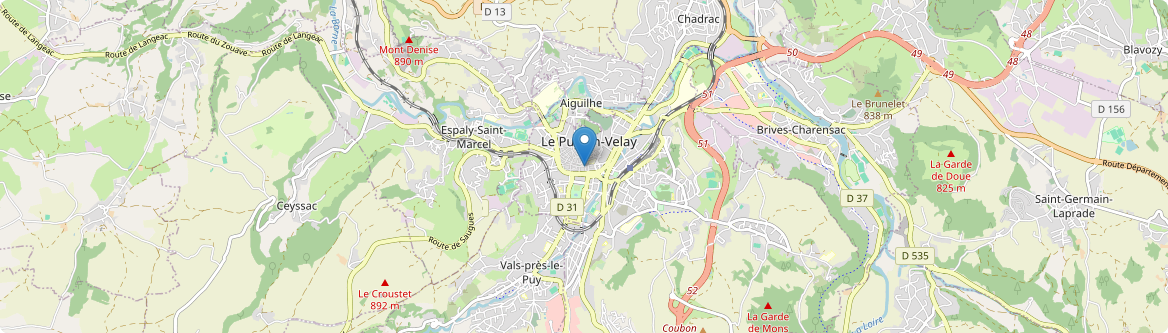 Puy-en-Velay - Carte