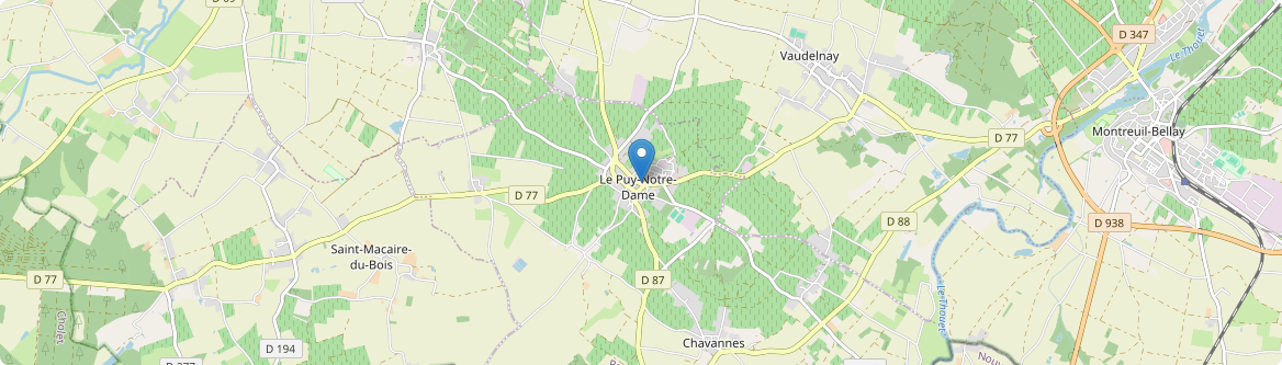 Puy-Notre-Dame - Carte
