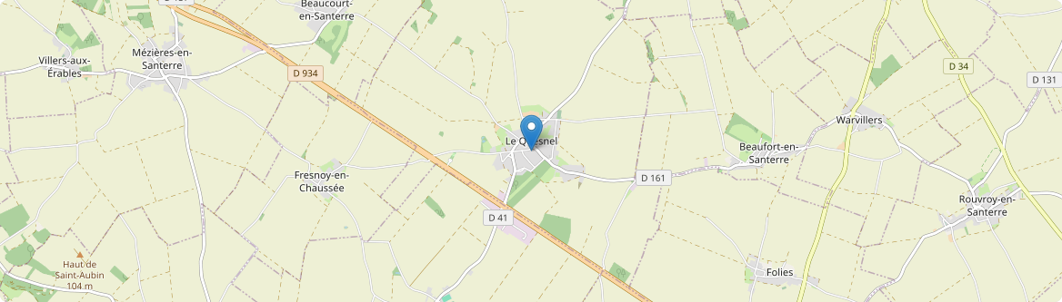 Quesnel - Carte
