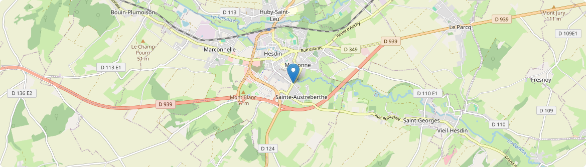 Quesnoy-en-Artois - Carte