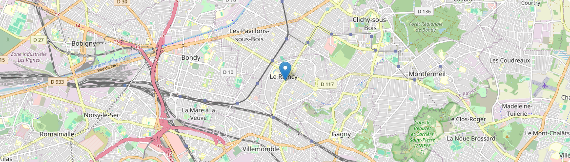 Raincy - Carte