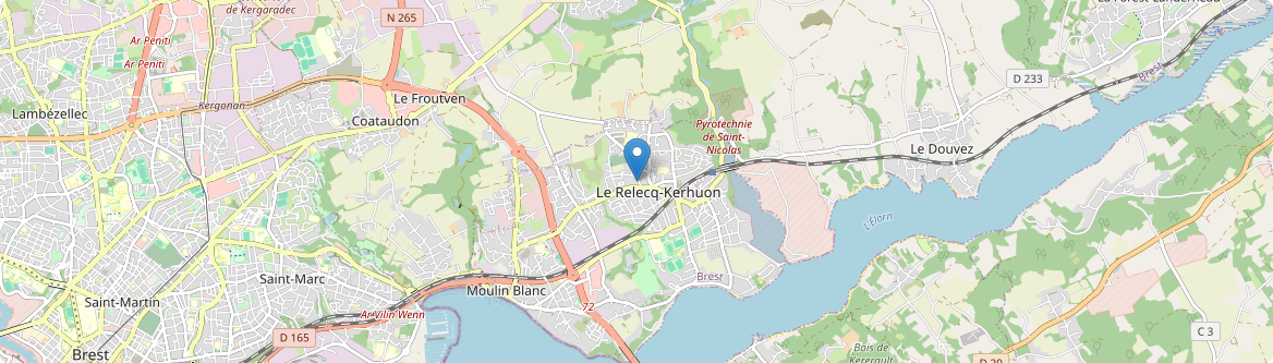 Relecq-Kerhuon - Carte