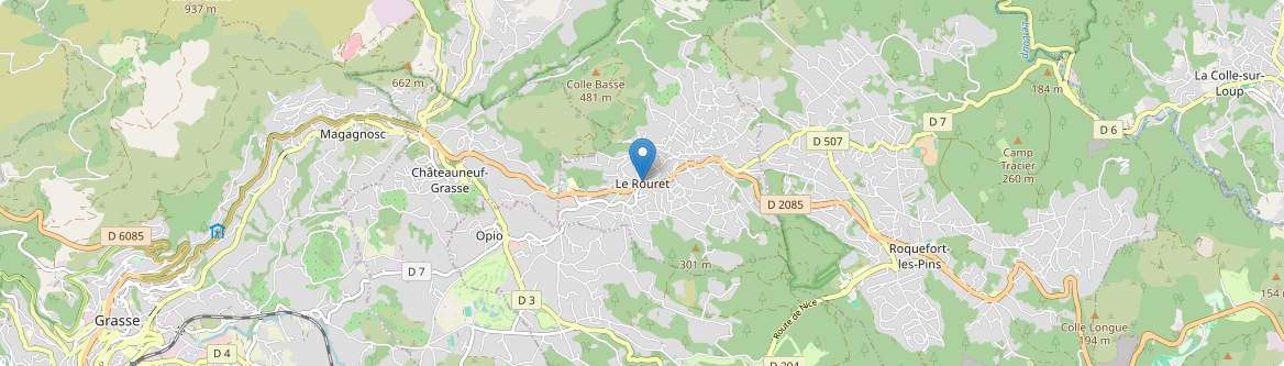 Rouret - Carte