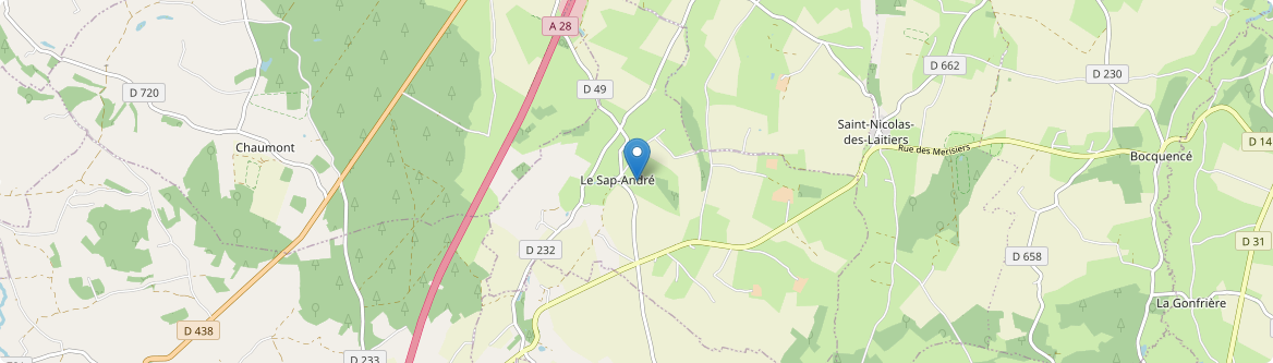 Sap-André - Carte
