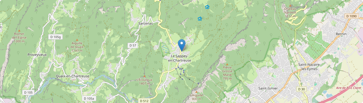 Sappey-en-Chartreuse - Carte