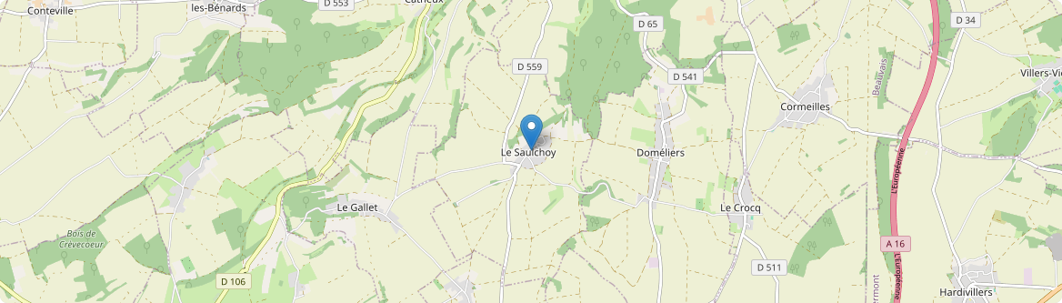 Saulchoy - Carte