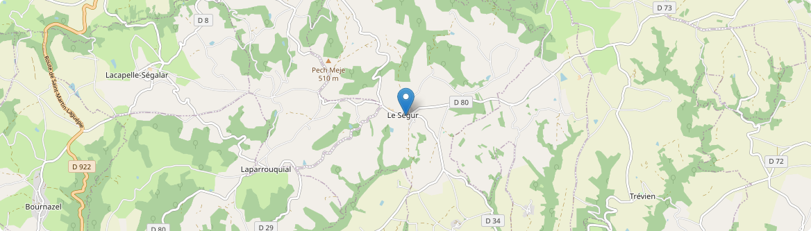 Ségur - Carte